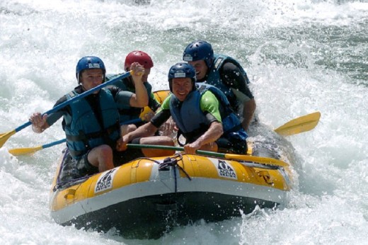 Rafting experience in Val di Sole genitore e figlio