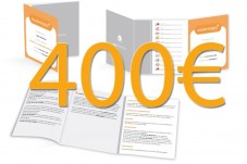 Rahalahjakortti 400 euroa