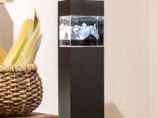 Adoquín de cristal 3D 200x150x100mm - 1 a 10 personas + columna de luz